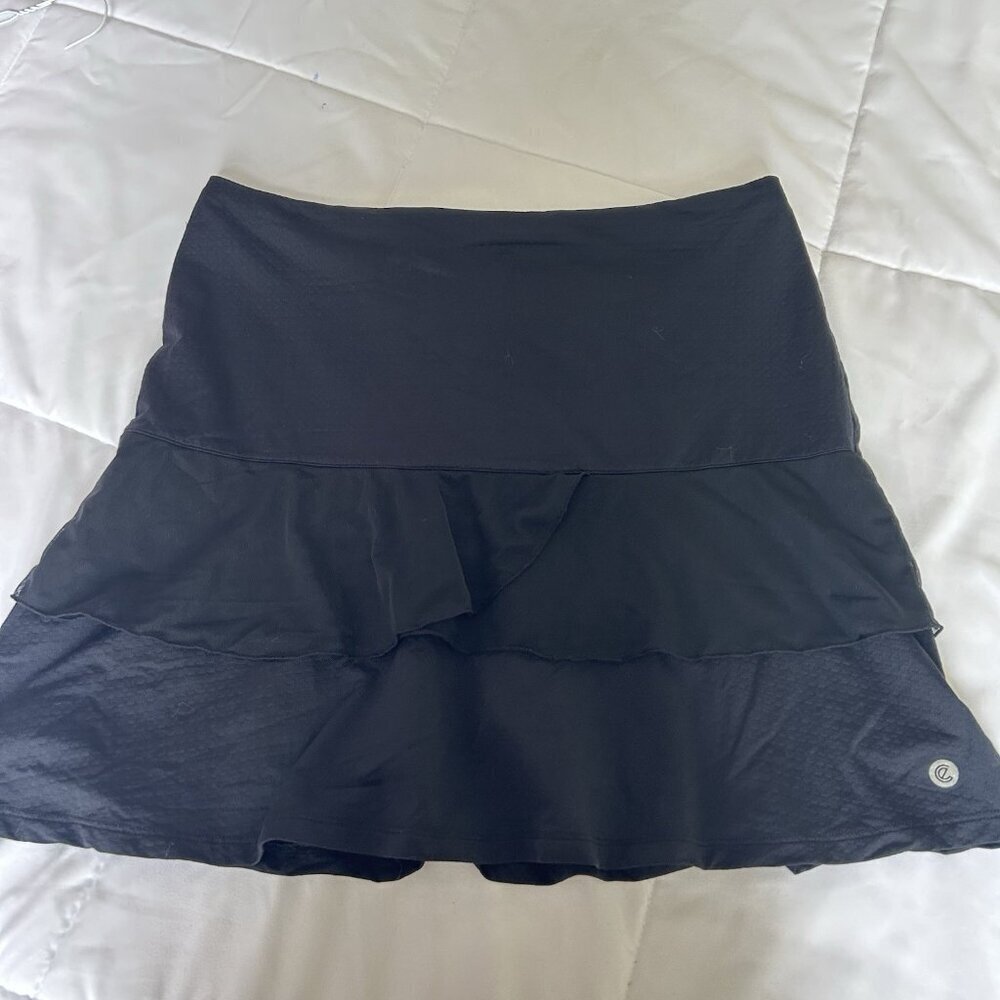 Bette & Court Womens Medium M Black Skort Skirt Tennis Golf Pickleball - Picture 3 of 8